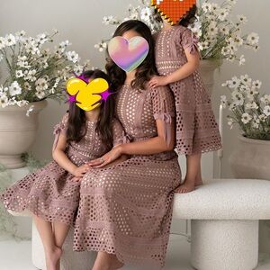 Ivy City Co. Dusty Pink Lace Dresses